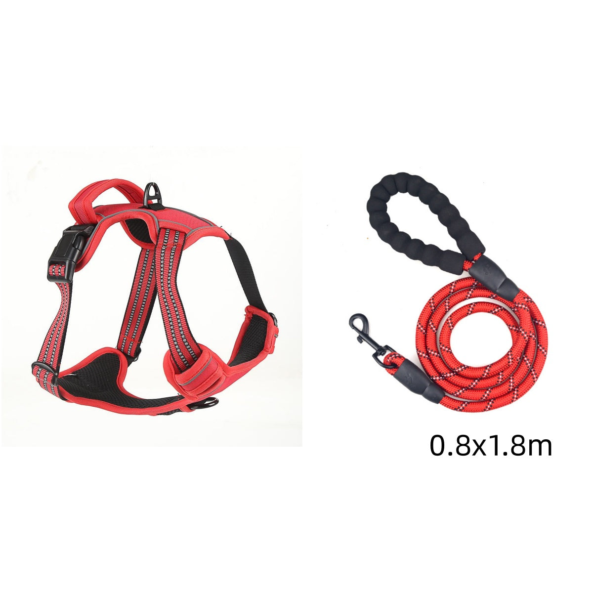 No Pull Dog Harness Reflective Breathable Adjustable Vest