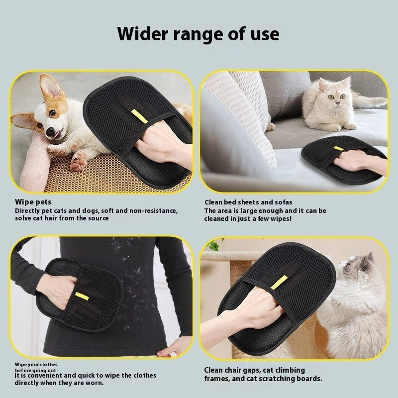 Pet Hair Remover Glove for Dogs & Cats, Deshedding Mitt