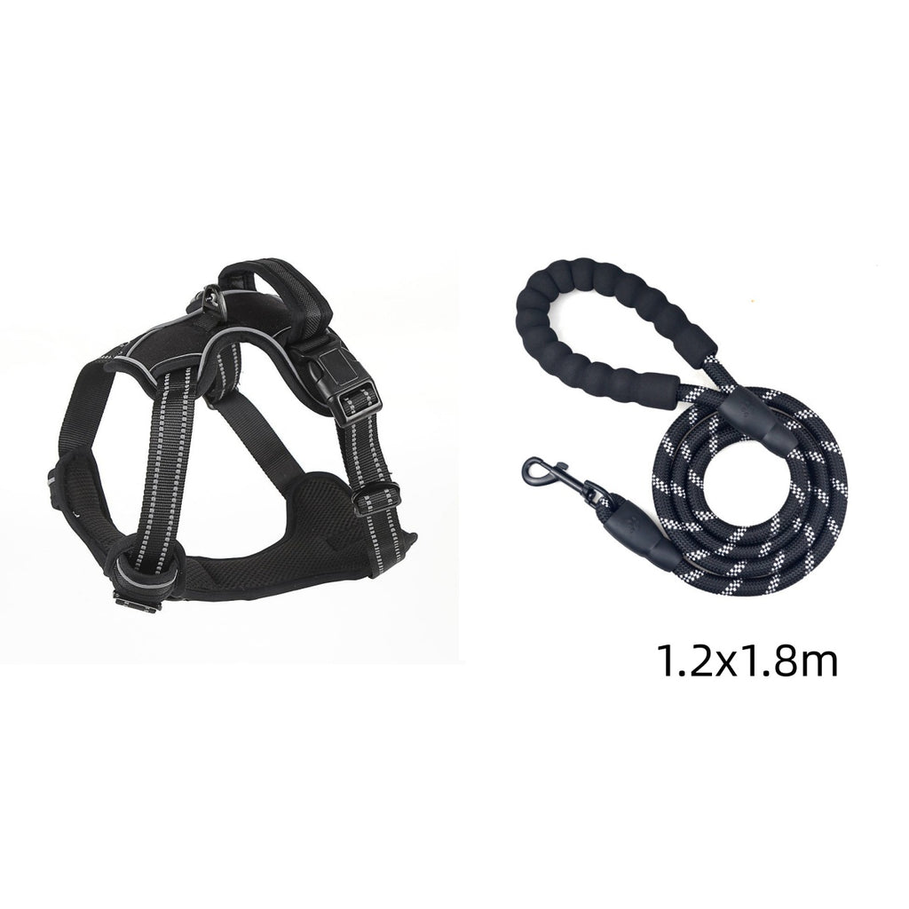 No Pull Dog Harness Reflective Breathable Adjustable Vest