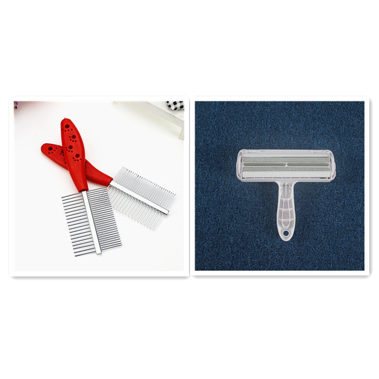 Double-Sided Pet Grooming Comb for Dogs & Cats, Detangling Tool