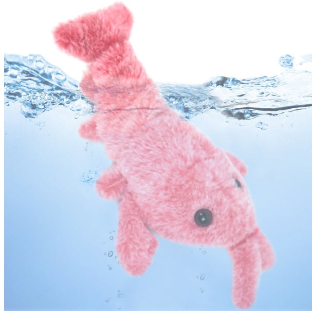 Interactive Flopping Fish Cat Toy USB Rechargeable Plush Toy