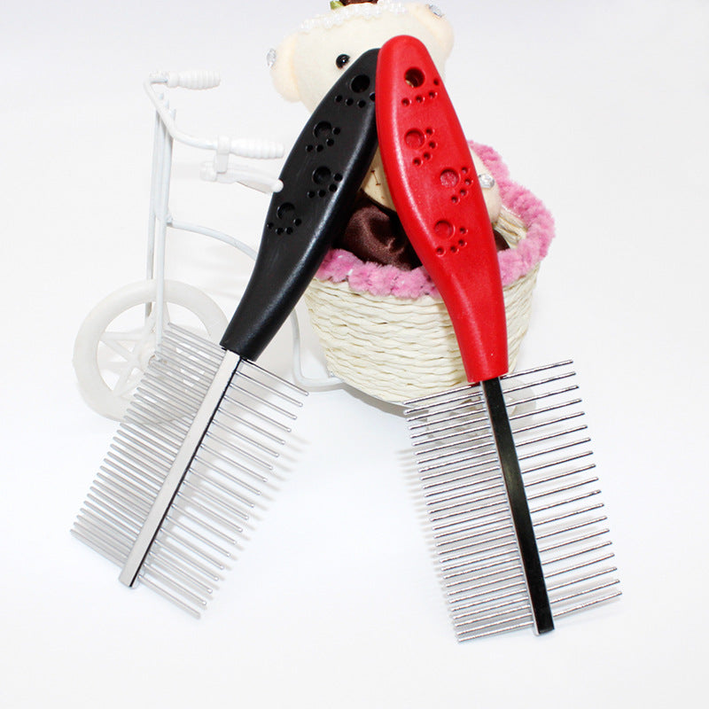 Double-Sided Pet Grooming Comb for Dogs & Cats, Detangling Tool