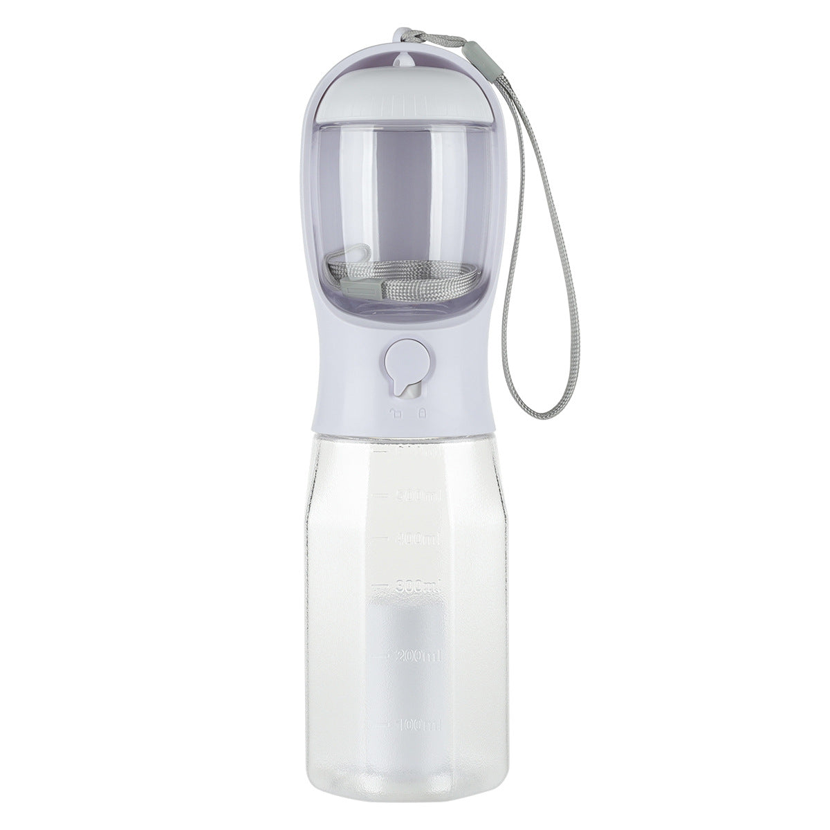 Portable Dog Water Bottle with Food & Poop Bag Dispenser