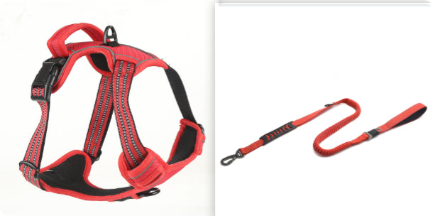 No Pull Dog Harness Reflective Breathable Adjustable Vest